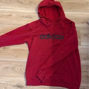 Adidas Bold Red Men's Hoodie